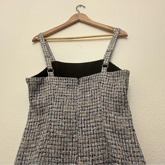 Blue Tweed Mini Dress Forever 21 New with Tags - Picture 6 of 6